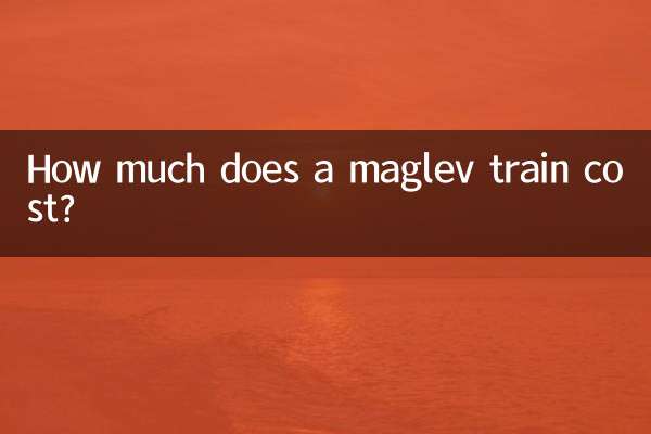 How much does a maglev train cost?