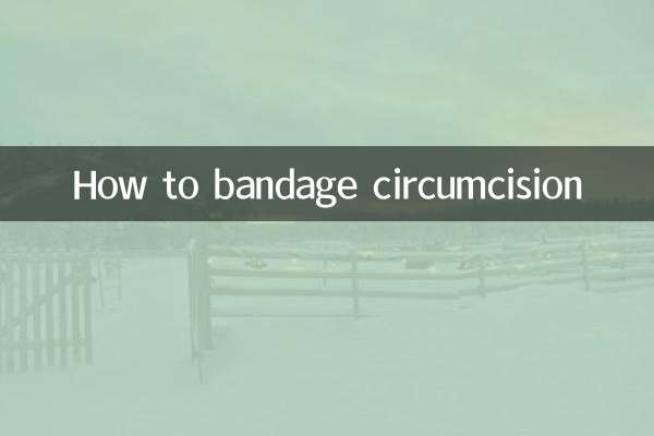 How to bandage circumcision
