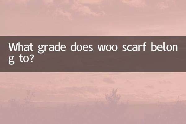 A quale classe appartiene la sciarpa Woo?