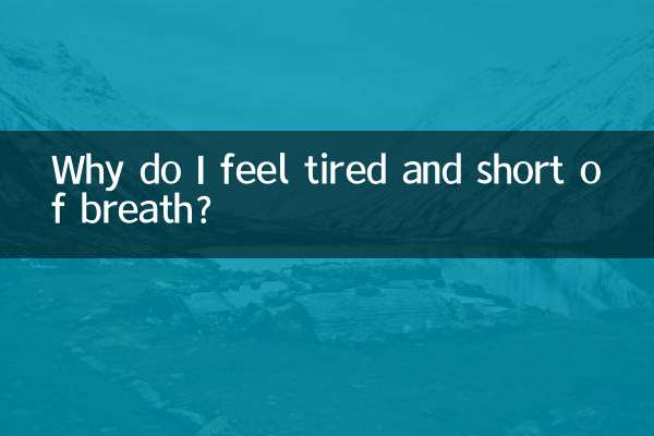 لماذا أشعر بالتعب وضيق التنفس؟