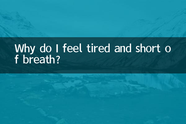لماذا أشعر بالتعب وضيق التنفس؟