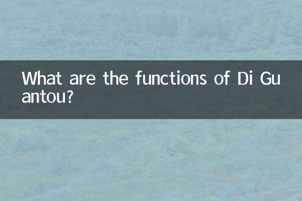Quelles sont les fonctions de Di Guantou ?