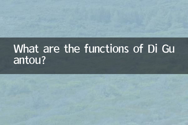 Quelles sont les fonctions de Di Guantou ?