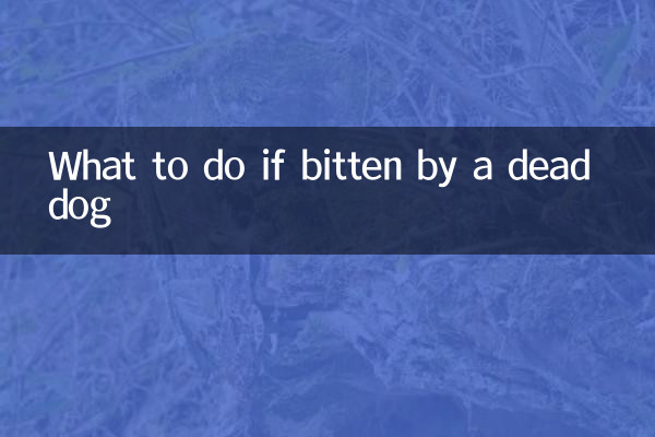 Qué hacer si te muerde un perro muerto