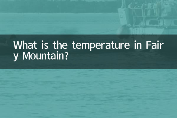 妖精の山 の気温は何度ですか?