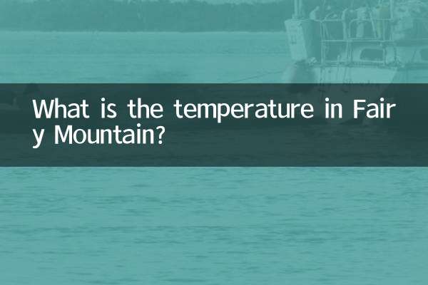Wie ist die Temperatur in Fairy Mountain?