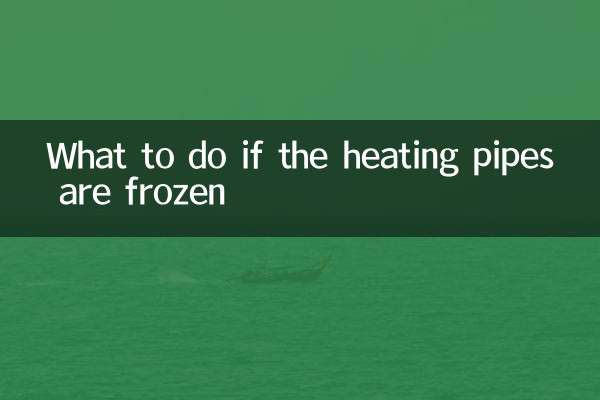 Was tun, wenn die Heizungsrohre eingefroren sind?
