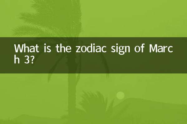 3 مارچ کا رقم کا نشان کیا ہے؟