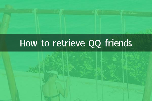 কিভাবে QQ বন্ধুদের পুনরুদ্ধার করতে হয়