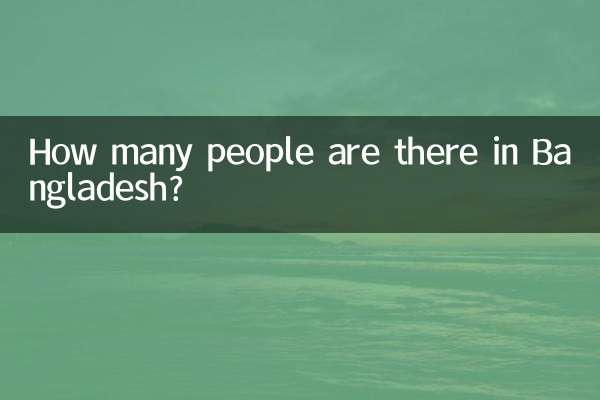 بنگلہ دیش میں کتنے لوگ ہیں؟