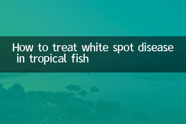 उष्णकटिबंधीय मछली में सफेद दाग रोग का इलाज कैसे करें