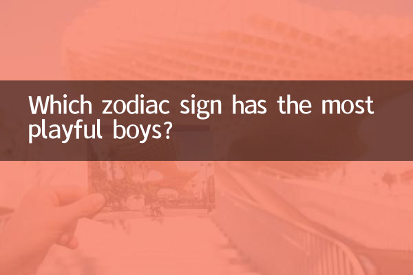 Which zodiac sign has the most playful boys?