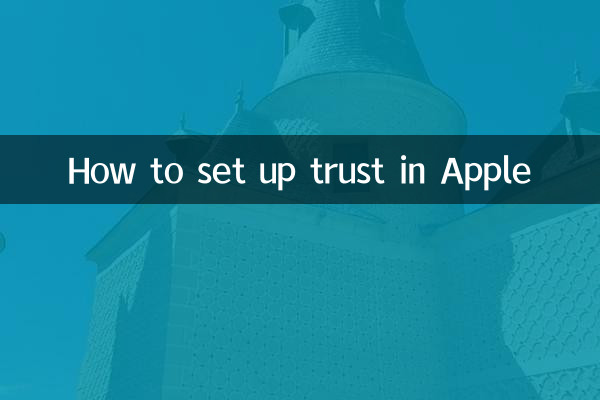 Apple への信頼を確立する方法