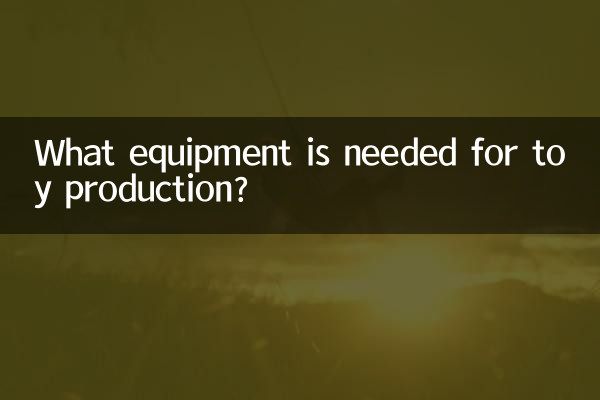 Какое оборудование необходимо для производства игрушек?