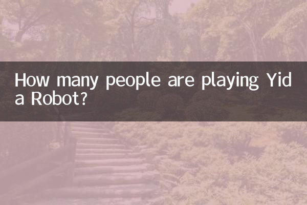 Quante persone stanno giocando a Yida Robot?