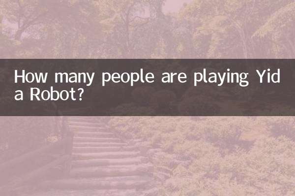Quante persone stanno giocando a Yida Robot?