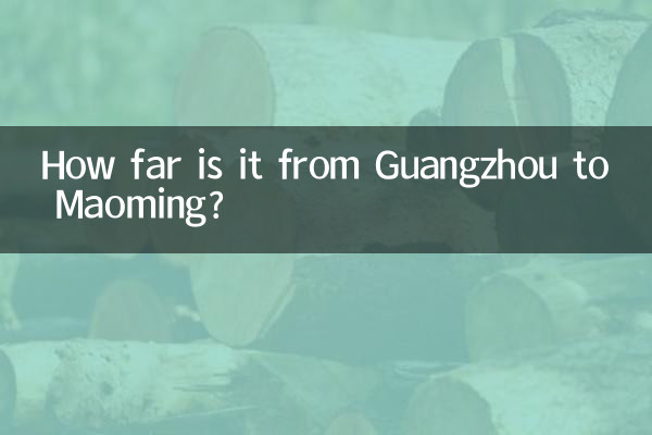 На каком расстоянии Гуанчжоу от Маомина?