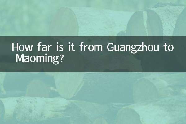 На каком расстоянии Гуанчжоу от Маомина?