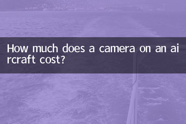 ¿Cuánto cuesta una cámara en un avión?