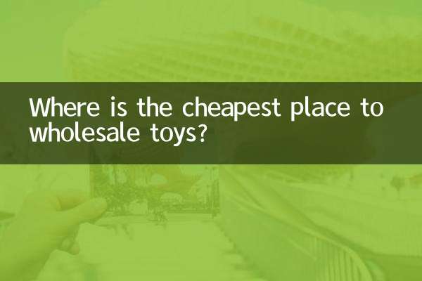 تھوک کھلونے کے لئے سب سے سستا جگہ کہاں ہے؟