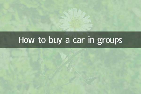 Cómo comprar un auto en grupos