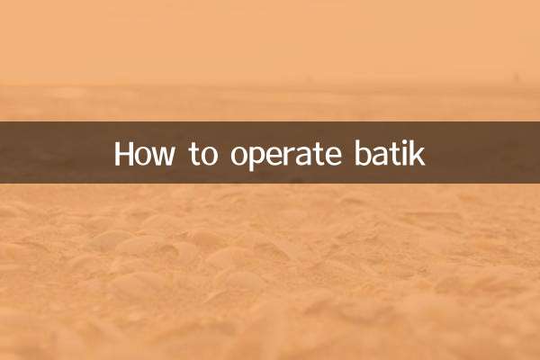 Come utilizzare Batik