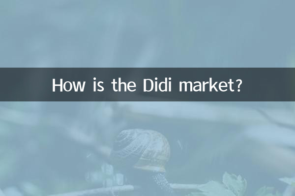 Como está o mercado Didi?