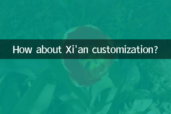 Wie wäre es mit der Anpassung von Xi'an?