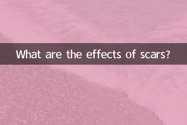 ¿Cuáles son los efectos de las cicatrices?
