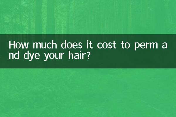 ¿Cuánto cuesta hacerse la permanente y teñirse el cabello?