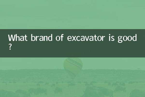 Welche Baggermarke ist gut?