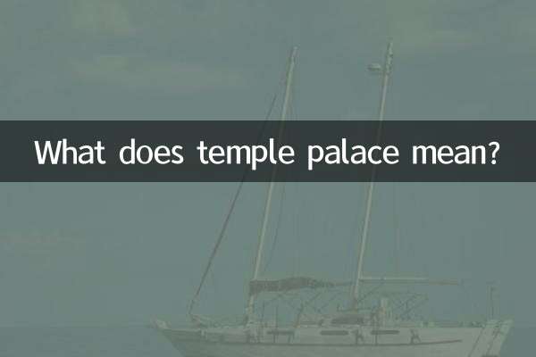 ¿Qué significa templo palacio?