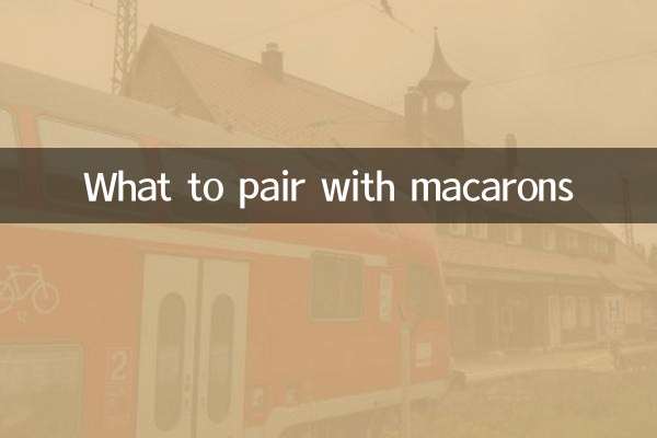 Cosa abbinare ai macarons