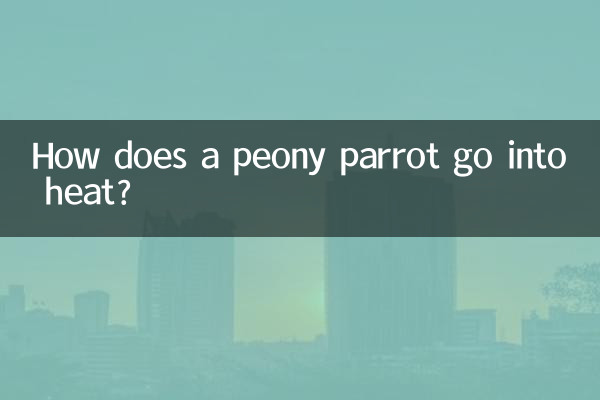 কিভাবে একটি peony তোতা তাপ যেতে না?