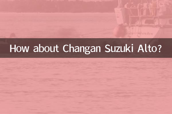 Que tal Changan Suzuki Alto?