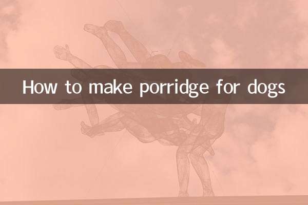 Wie man Brei für Hunde zubereitet