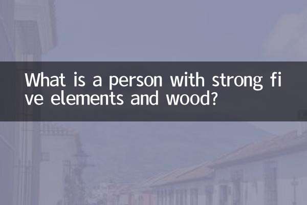 What is a person with strong five elements and wood?