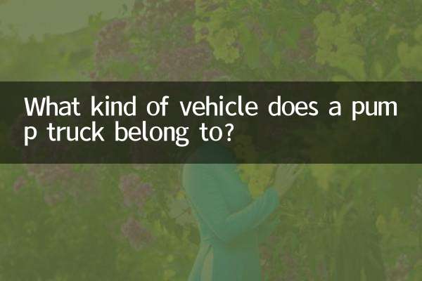 Zu welcher Art von Fahrzeug gehört ein Pumpwagen?