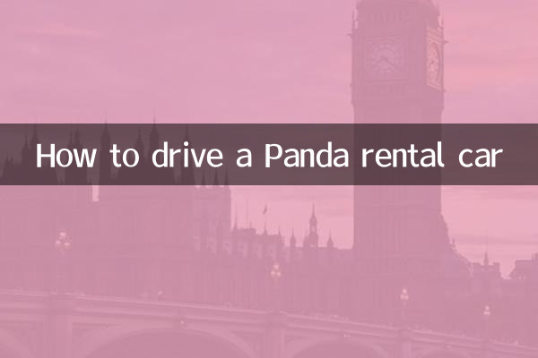 पांडा किराये की कार कैसे चलाएं