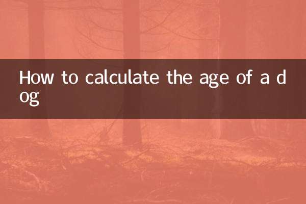 کتے کی عمر کا حساب کیسے لگائیں