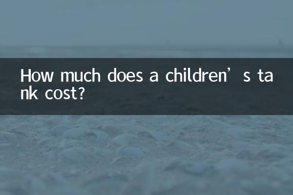 Quanto custa um tanque infantil?