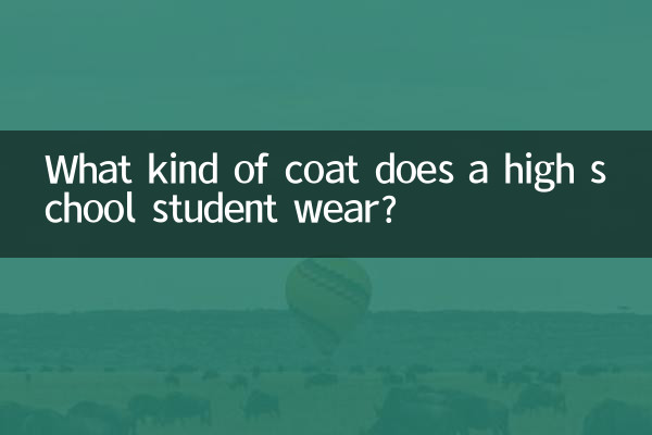 高中生什麼大衣