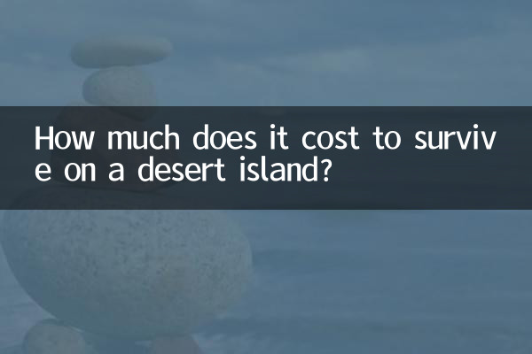 Wie viel kostet es, auf einer einsamen Insel zu überleben?