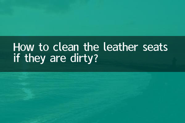 가죽시트가 더러워진 경우 어떻게 청소하나요?