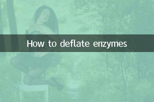 How to deflate enzymes