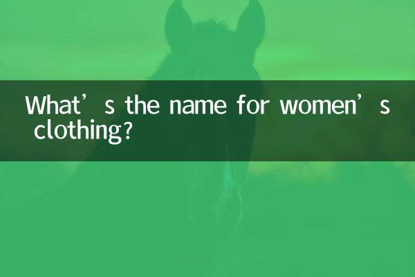 女裝起個什麼名字