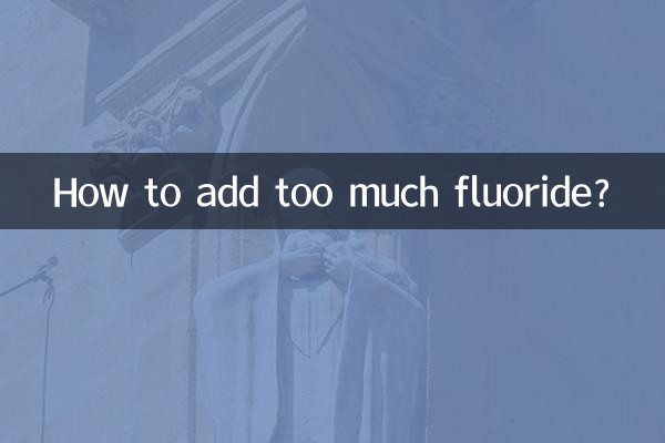 Come aggiungere troppo fluoro?