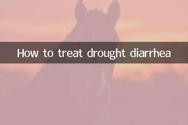 Wie man Dürredurchfall behandelt