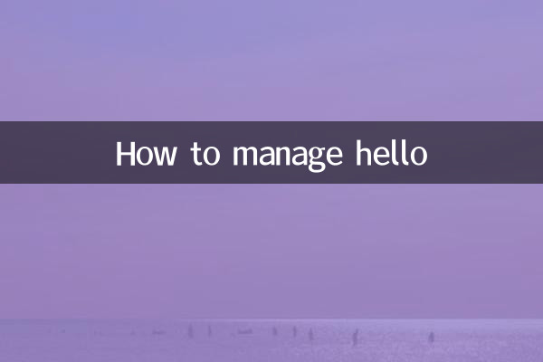 hello怎麼給管理