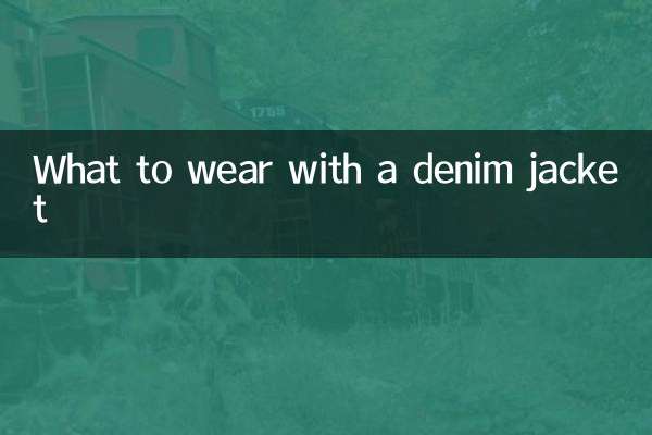 С чем носить джинсовую куртку